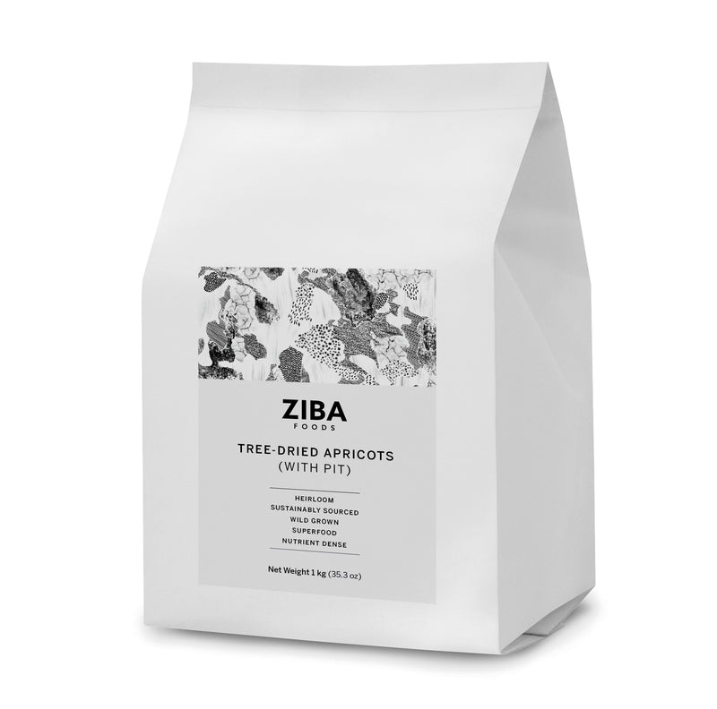 Tree-Dried Apricots (With Pit) - Ziba Foods - Heirloom Afghan Nuts and Dried Fruits